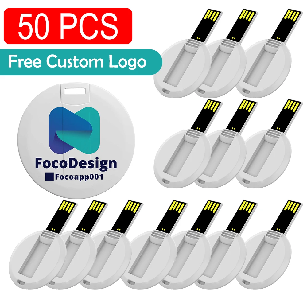 50pcs/lot Full Color Printing Gift Business Card Usb 4GB 8GB Pendrive Custom Logo Usb Memory Stick Credit Card Usb Flash Drive