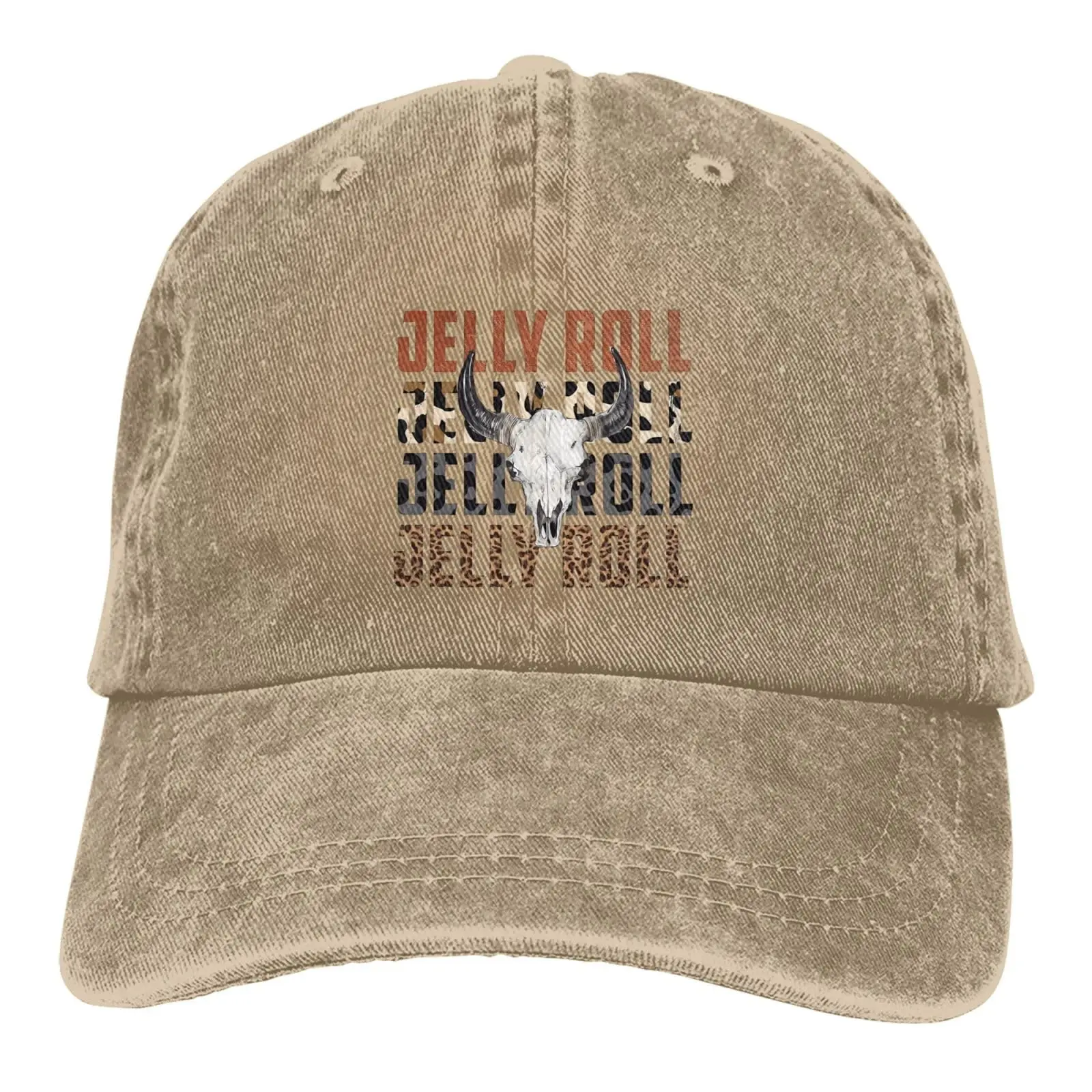 

Jelly Music Roll Hat Cap Fashion Graphic Baseball Caps Washed Denim Trucker Hat Hip Hop Hat Outdoor Travelling Cap Unisex Hat