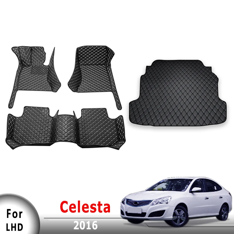 

Car Floor Mats Trunk Carpets For Hyundai Celesta 2016 Parts Covers Products Auto Interior Accessories Foot Pads Pedal Waterproof