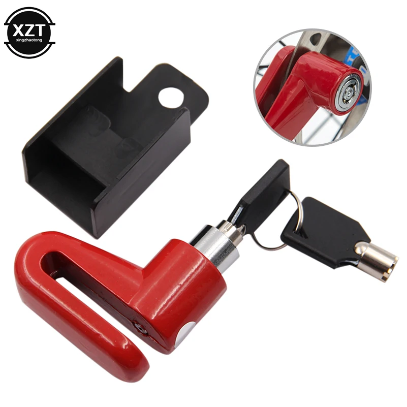 Motorfiets Anti-Diefstal Slot Beveiliging Schijfremslot Voor Fiets Motorfiets Scooter Anti-Diefstal Bescherming Motorfiets Accessoire