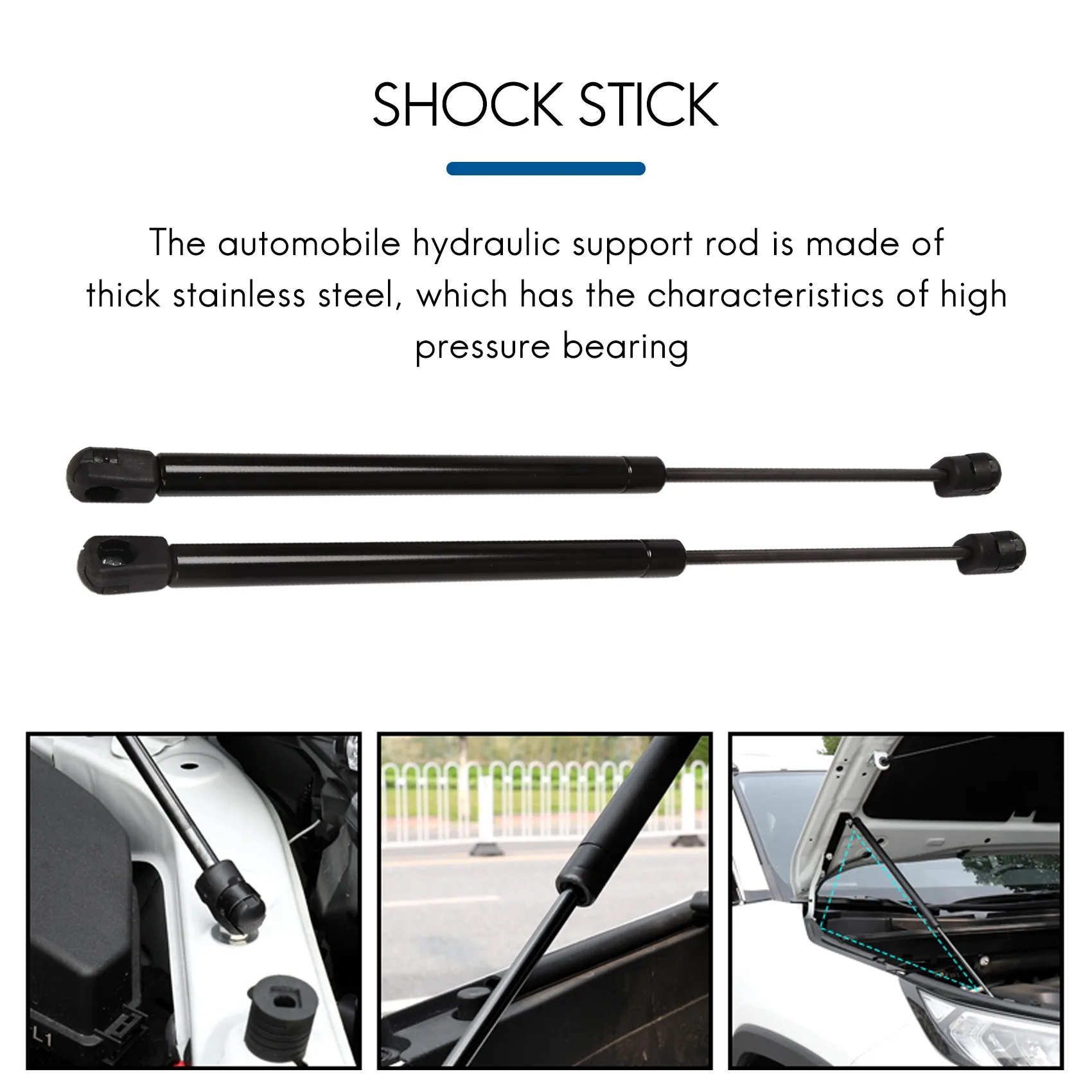 

2Pcs Car Rear Window Glass Gas Spring Shock Lift Strut Struts Support Bar Rod For Hyundai Tucson 2005 - 2012
