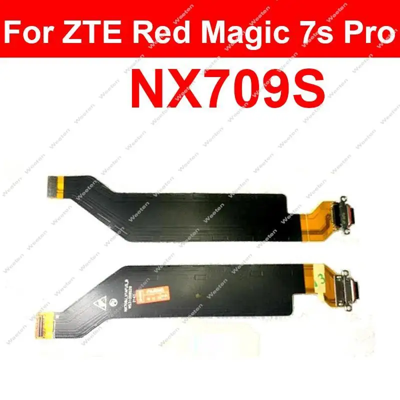 USB Charger Port Flex Cable For ZTE Nubia Red Magic 6 Pro NX669J 6R NX666J 7 NX679J 7Pro NX709J 7s Pro NX709S 8Pro