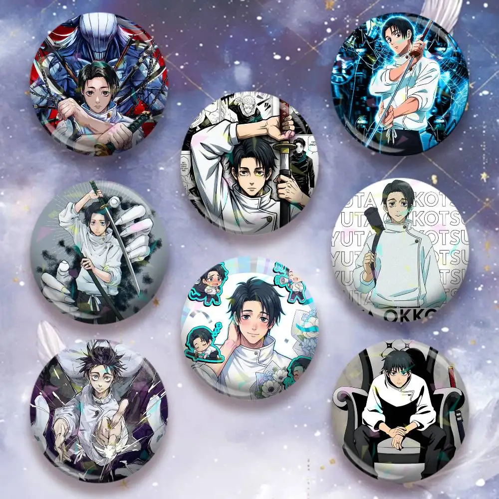 O-Okkotsu Yuta  Icon Badge Handmade Tinplate Brooch for Chest Ornament Gifts Easter decorations