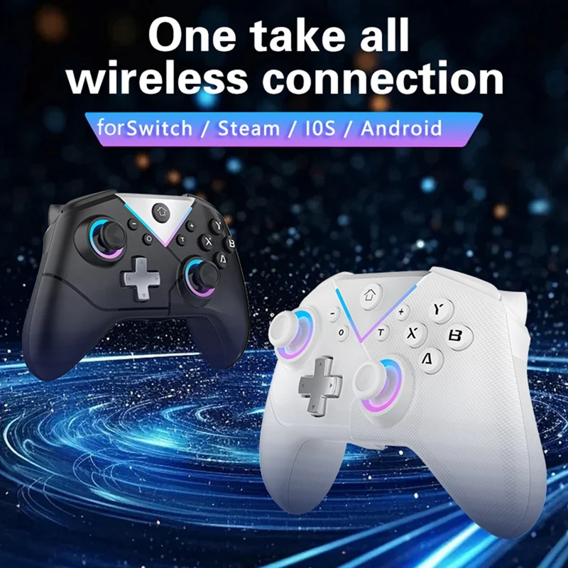 

Game Console Six-Axis With Wake-Up Macro Programmable Wireless Bluetooth Controller Game Controller For Switch Easy Install