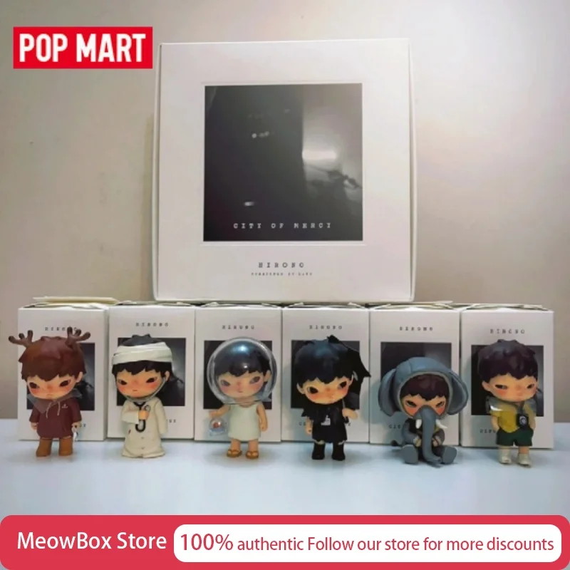

Оригинальная фигурка Pop Mart Hirono Series 3 City Of Forgiveness в слепой коробке, коллекционная игрушка для девочек, милая игрушка-сюрприз в коробке-сюрпризе