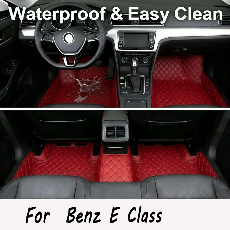 

Custom Car Floor Mats for Mercedes Benz E Class W214 2024 2025 Year Interior Details Accessories