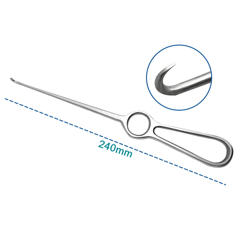 Two Type Choices Medical Muscle Pulling Hooks Soft Tissue Retractor Stainless Steel Wound Pulling Hooks