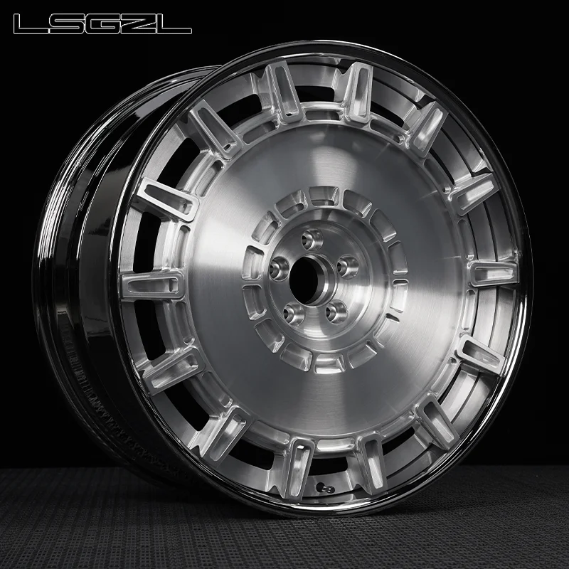 Custom Forged 1 2 Piece Wheels 18 19 20 21 22 23 24 26 Inch for BMW Audi Land Rover PCD 5x114.3 5x120 5x112 Passenger Car Wheels