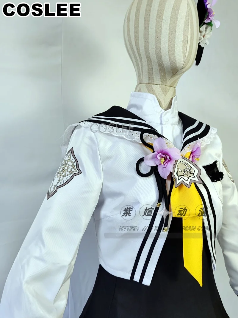 COSLEE Blue Archive Shirasu Azusa Cosplay Costume Game Suit Lovely Dress Uniform Halloween Party Outfit Women Customized New