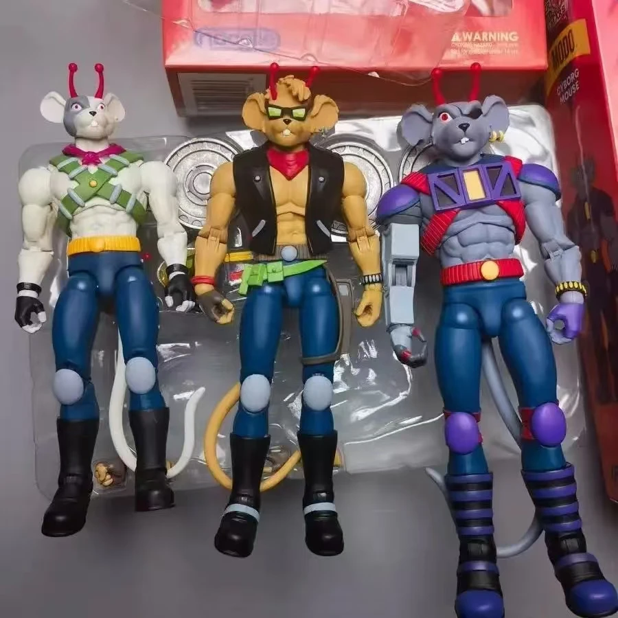 متوفر في المخزون الأصلي NACELLE 1/12 مقياس السائق الفئران المريخ ماوس سلوتيفيني ثلاث قطع مجموعة كاملة 6In ألعاب شخصيات الحركة الجسم الهدايا #5