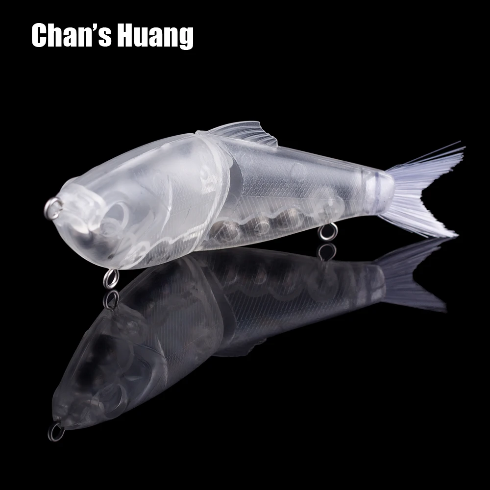 

Chan'sHuang 2 шт. неокрашенные заготовки наживка с кисточкой хвост 16 см 58,8 г Бесшумная плавучая плавающая приманка Сделай Сам искусственная рыболовная приманка ручной работы Снасть