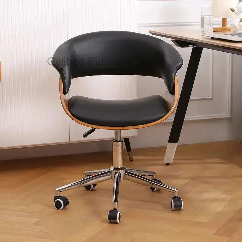 

Office Backrest Office Chair Home Rotatable Lift Computer Chair Study Desk Chairs Lift Home Swivel Chair Bedroom Dressing Chairs