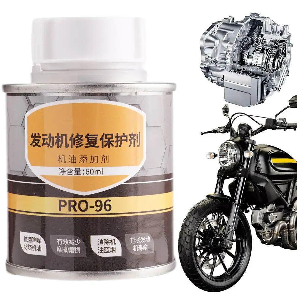 60ml Engine Cylinder Repair Agent Additive Oil For Engine Protection Noise Reduction Anti-Wear Repair Oil Reduce Friction