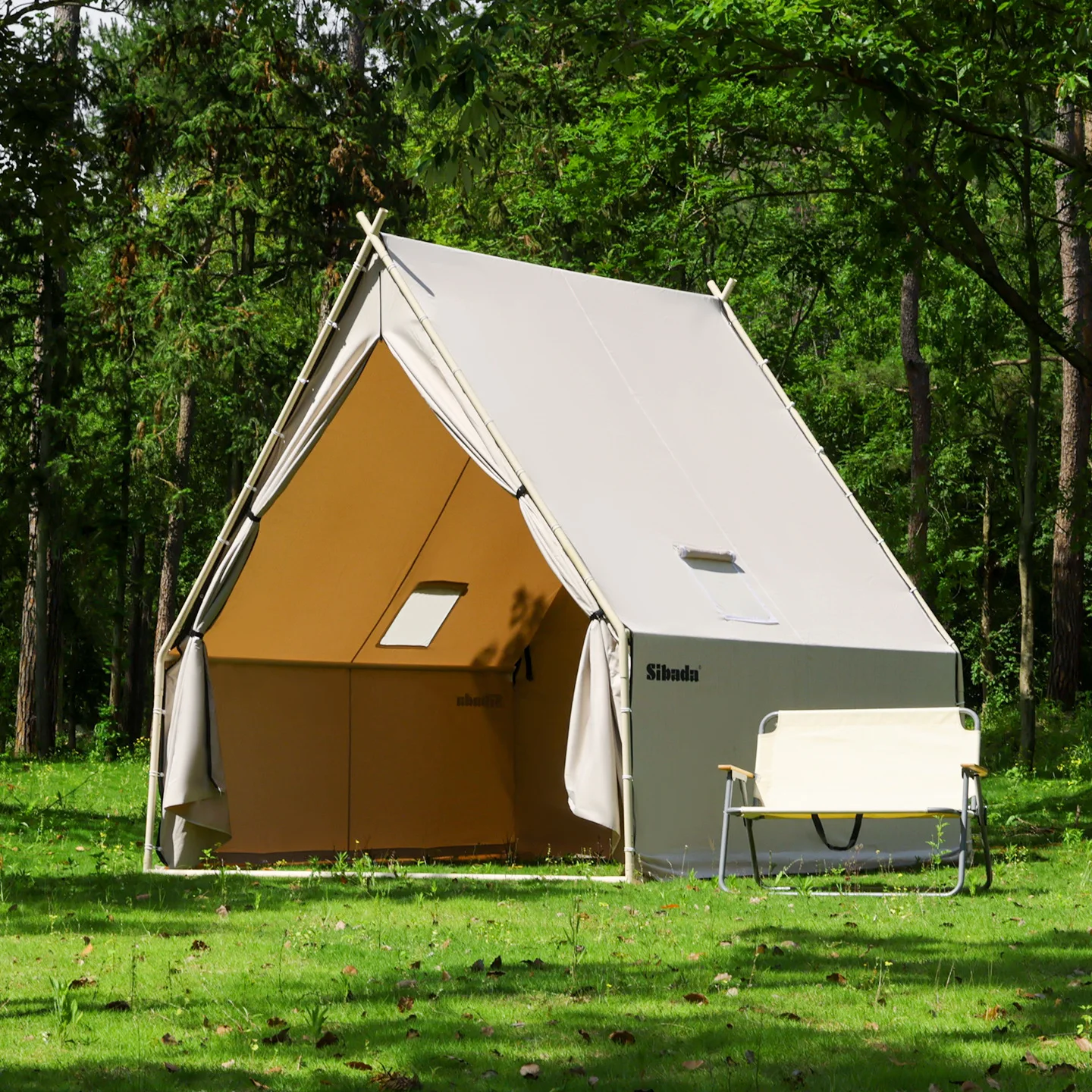 Outdoor Triangle Tent Rainproof Sunscreen Awning Camping Star Room Dining BBQ Restaurant B & B Professional Outdoor