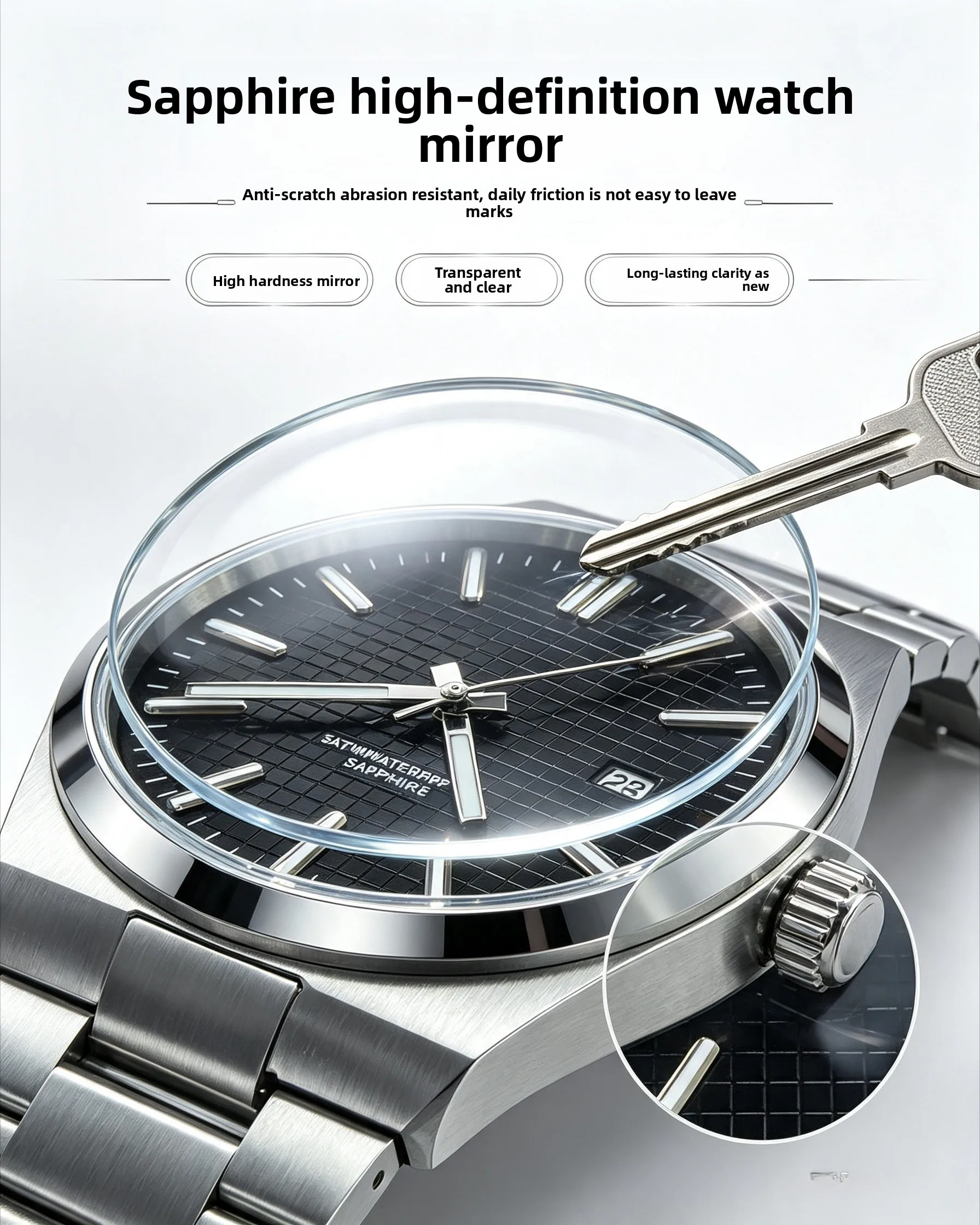 New 40mm Men's Luxury Automatic Watch, Japanese Miyota Movement, Luminous, Waterproof, Stainless Steel, butterfly Clasp Watch