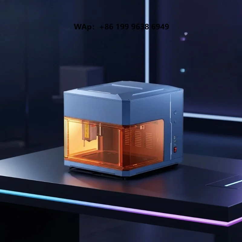 SCULPFUN ICube Ultra 12W Diode Fully Enclosed  Engraving Portable Mini Engraving  Machine for Wood and Metal