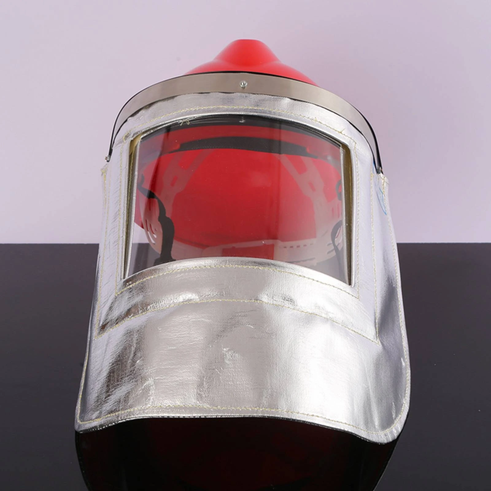 Aluminized Foil Face Visor Head-Worn Heat-Reflective Face Visor Safety Gear Clear Long-Lasting for Metal Processing Workers