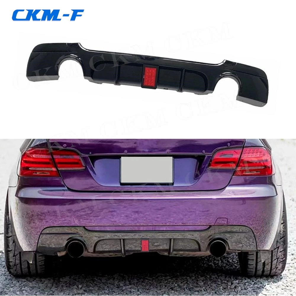 

Car Rear Diffuser With LED Light Bumper Accessories for BMW 3 Series E90 M Sport Sedan 2005 2006 2007 2008 2009 2010 2011 2012