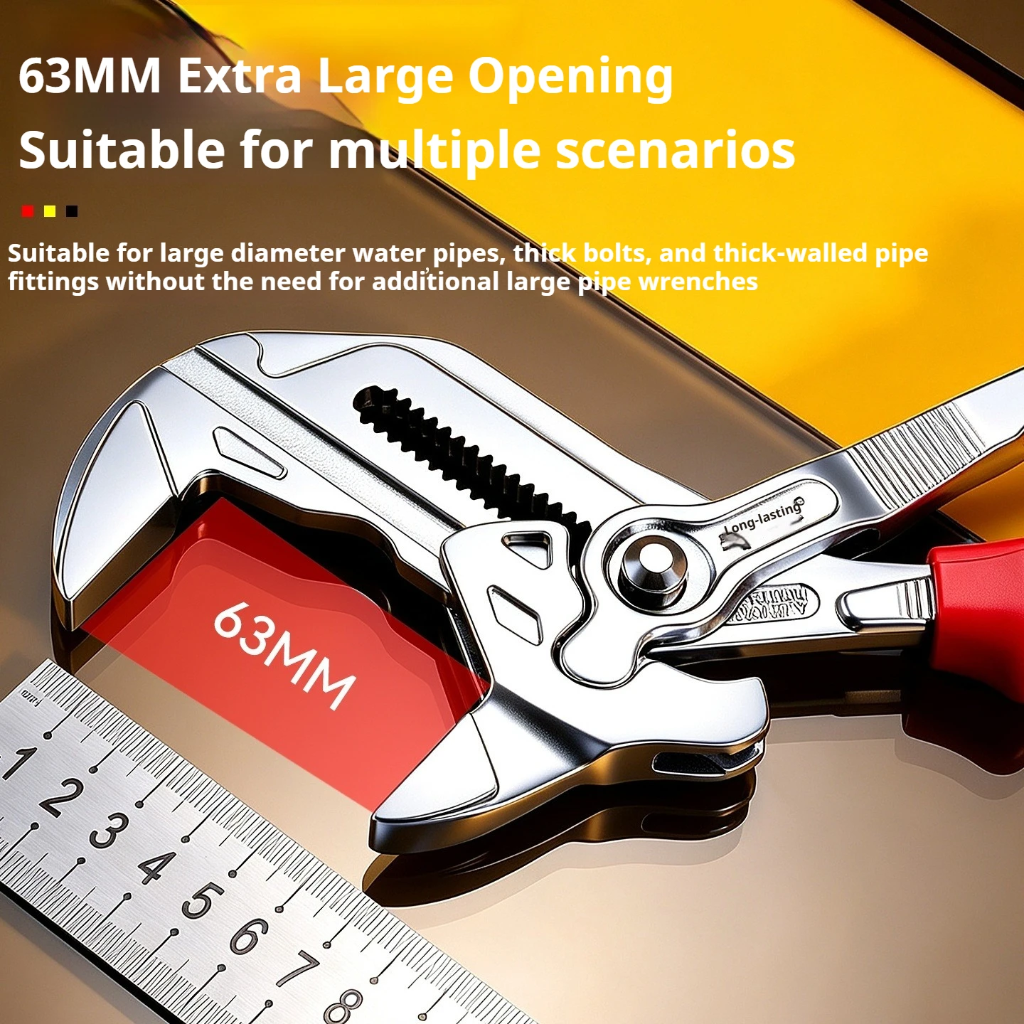 Eagle Beak Wrench Water Pipe Pliers Multi-Function Adjustable Spanner Clamp Large Opening Plumbing Household Tools