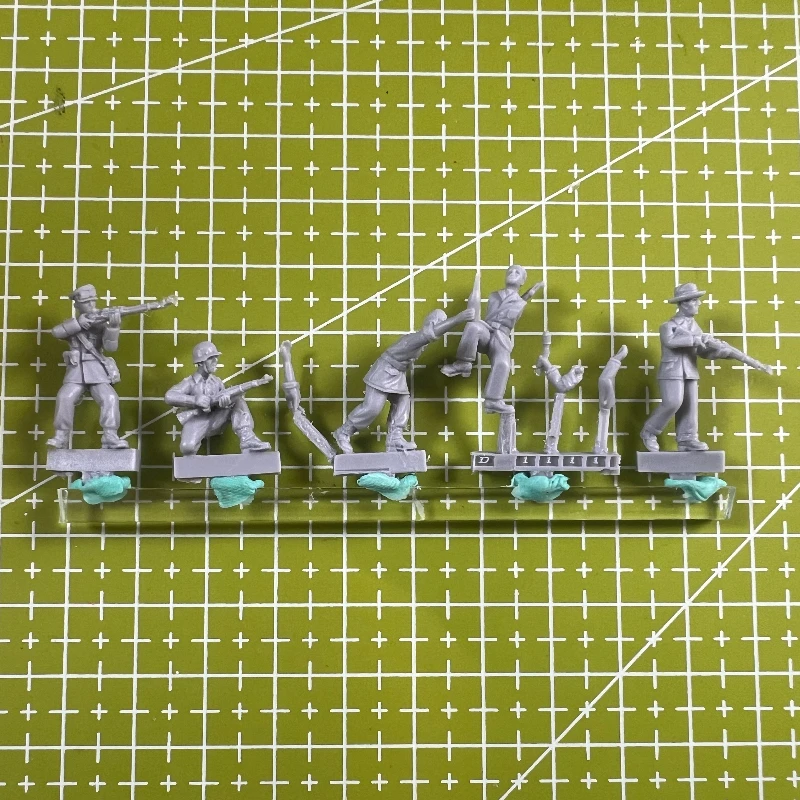 

1:72 Resin Model Kit Gk, Infantry Assault Team 5-person Model, Unpainted