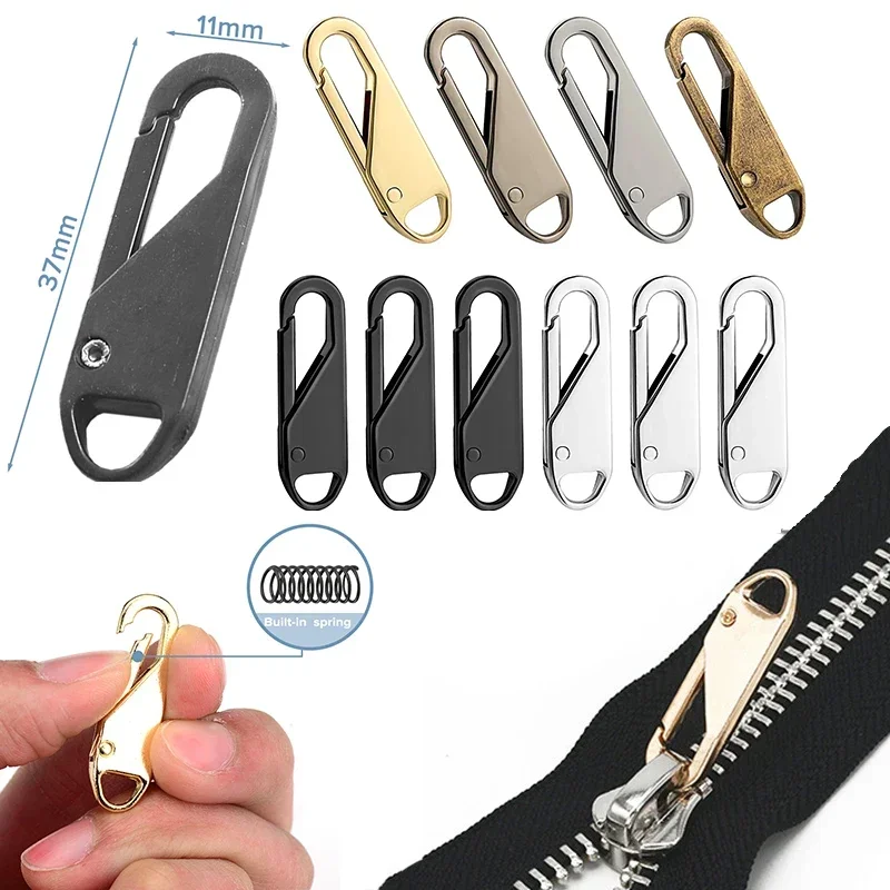 Zippers Head Universal Instant Zipper Repair Kit Replacement For Broken Buckle Travel Bag Suitcase Zipper Head DIY Sewing Craft