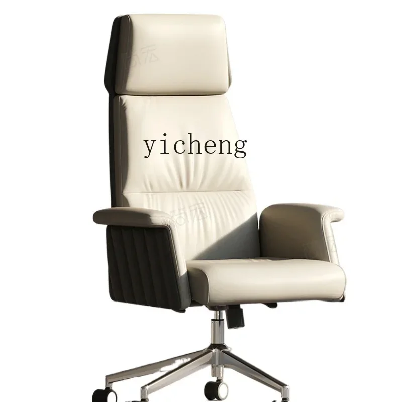

b Executive Chair Office Home Genuine Leather Reclining Comfortable Sitting Executive Chair Computer