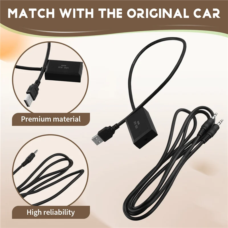 7 Inch Car Screen Audio Input AUX To USB Audio Output AUX Activator For Mercedes Benz NTG 5.0 System-A28K