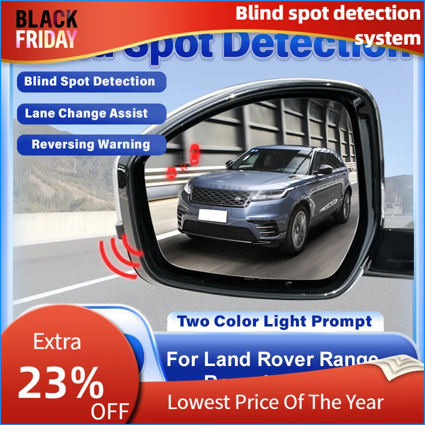 Car BSD BSM BSA Blind Spot Detection System Lane Change Assist Radar Parking Sensor For Land Rover Range Rover Velar 2017-2024