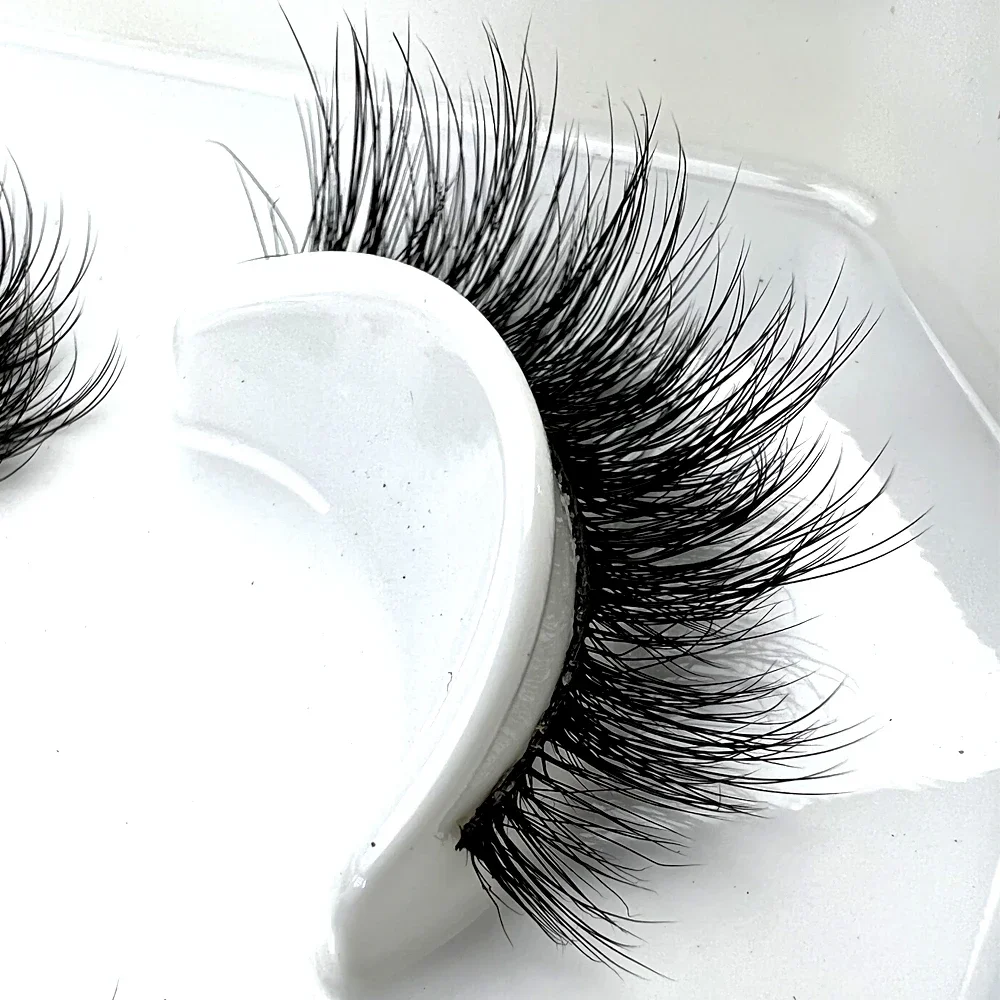 Cat eye lashes Fake Lashes Eyelashes Soft Long Cosplay 3D Faux Mink Lashes Fluffy Natural Makeup Make Up Beauty Eye Lashes