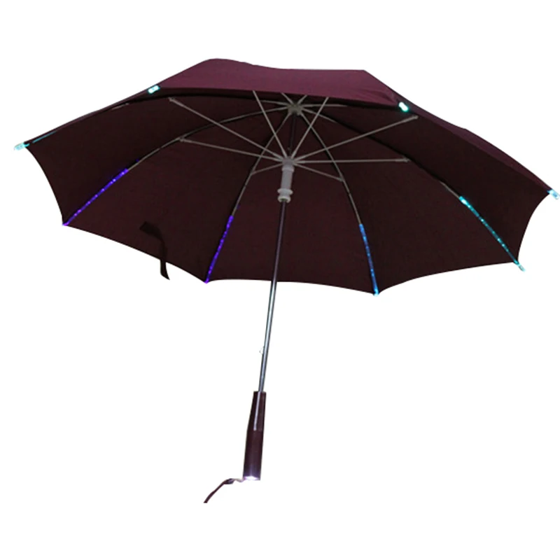 

Creative LED Luminous Transparent Umbrella Concert Light Lighting Umbrella Winter School Alarm Signal Children's Umbrella