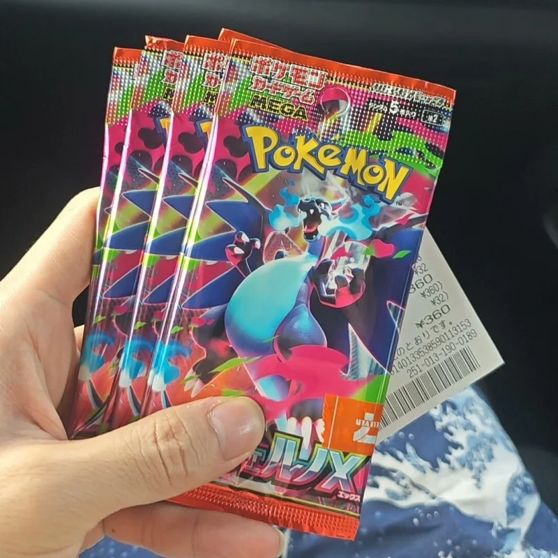 

Оригинальный Pkm Ptcg Mega2 X Phantasmal Flames, японская версия, упаковка Booseter, коллекционные карты, модные игрушки, игровые карты