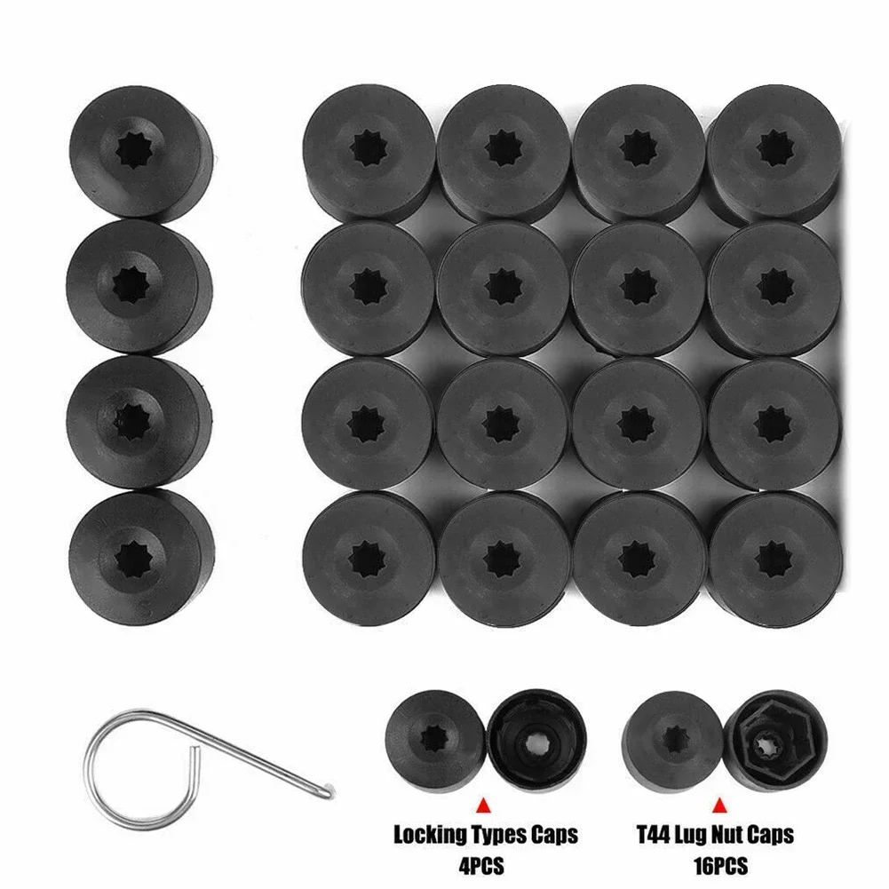 

17mm 20pcs Car Wheel Nut Cap Protection Covers Cap Anti-Rust Auto Hub Screw Cover For Golf MK4 MK5 MK6 For SKODA