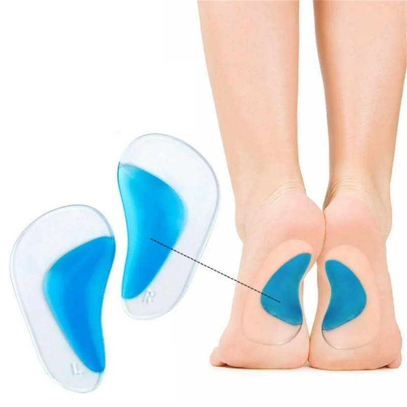 Kids Orthotic Insole Arch Support Silicone Children Insole Flat Foot Flatfoot Corrector Shoe Cushion Insert Gel orthopedic pads