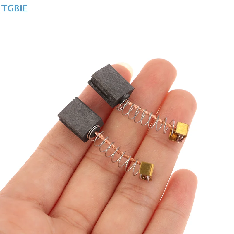 [TL][TL]2PCS For Parkside PBH 1500 A1 6x10x14mm Carbon Brushes Engine Coals Grinding Coal Motor Replacement Carbon Motor
