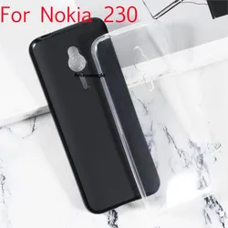 Multi color gel tpu slim soft anti skiding case cover posteriore per nokia 230 / 230 dual sim 2015 gomma silicone bag saver