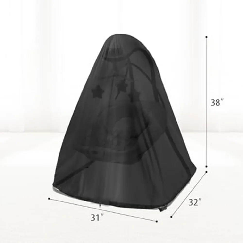 

Baby Swing Cover For Infants Electric Baby Swing Covers With Zipper (Cover Only) Baby Safety Seat Windproof Rain Cover Dustproof
