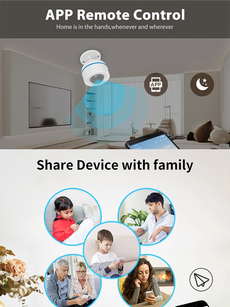 

Tuya Matter PIR Detector Tuya PIR Motion Sensor Wireless Human Body Motion Infrared Detector