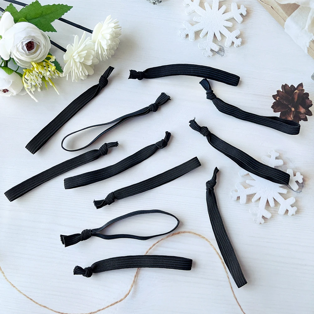 

30pcs Sports Head Rope Hair Ties Stretchy High Elastic Rubber Bands No Crease Seamless For Men Gym Workout Accessories