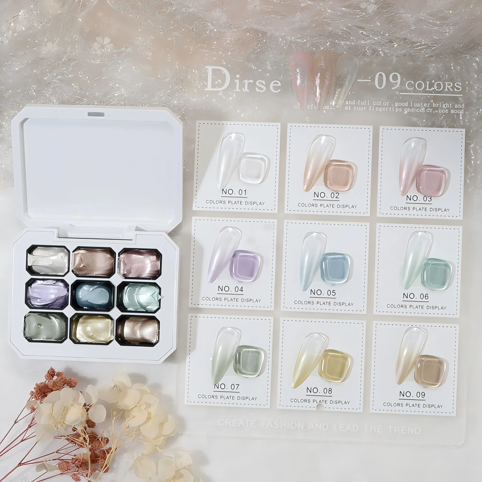 1pc 4/9Colors Patting Gel Gradient Color 4 In 1 High Saturation Semi Permanent Soak Off UV Gel Nail Art Salon DIY Supplie﻿﻿﻿﻿