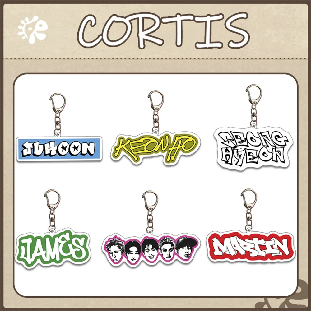 

KPOP CORTIS Pop-up Store акриловый брелок-сумка кулон SEONGHYEON KEONHO JAMES JUHOON MARTIN Fans Collection подарки