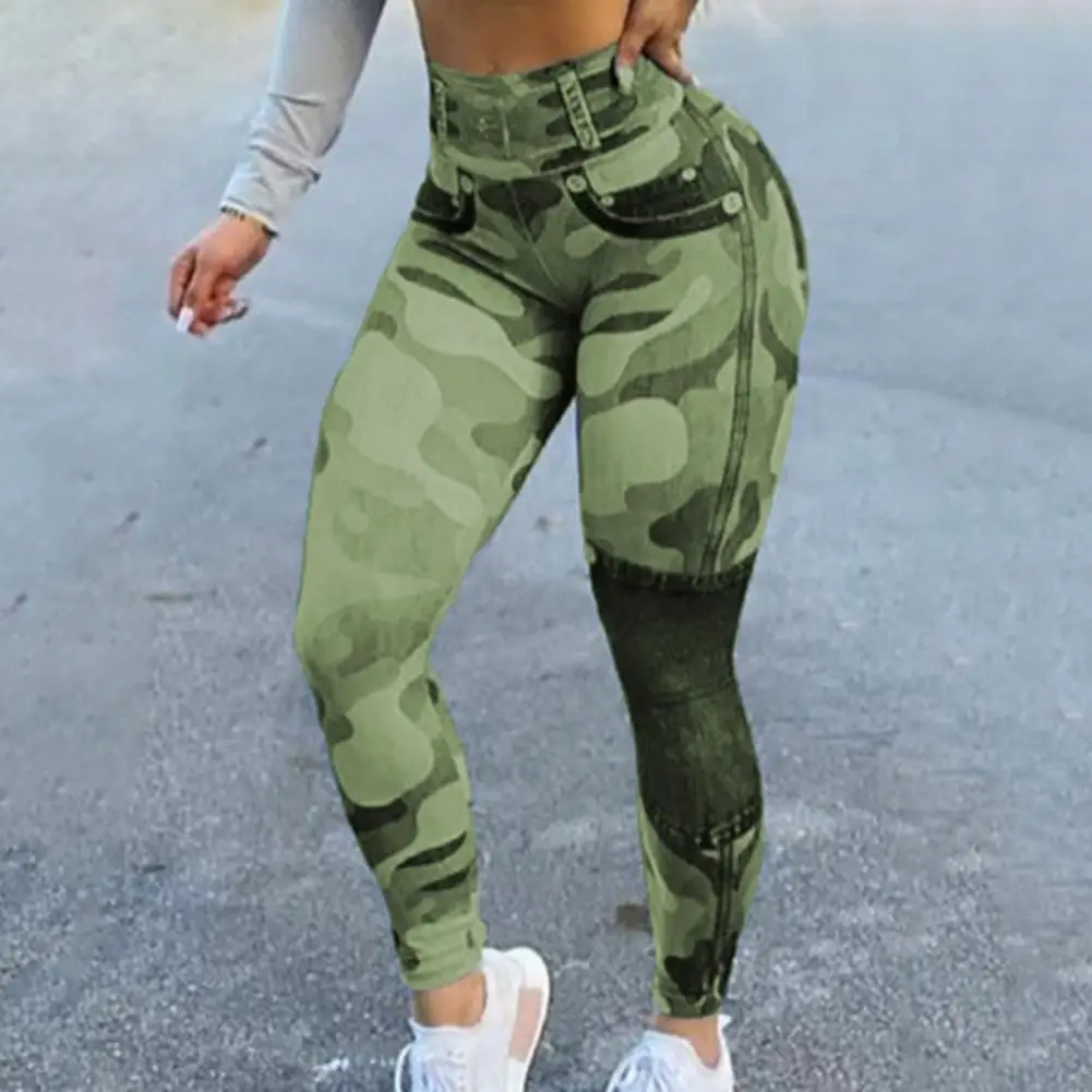 

Casual Seamless Leggings Women Camouflage High Waist Scrunch Butt Booty Gym Wear Femme Sports Leggings Camo Fitness Yoga Pants