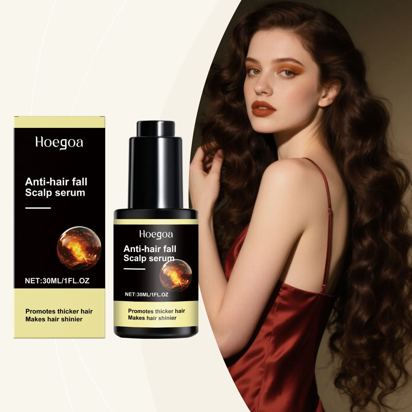 

Hair Care Serum - Gentle Nourishment for Scalp & Smooth Hair - Adds Shine, Repairs Damage, Supports Daily Hair Maintenance