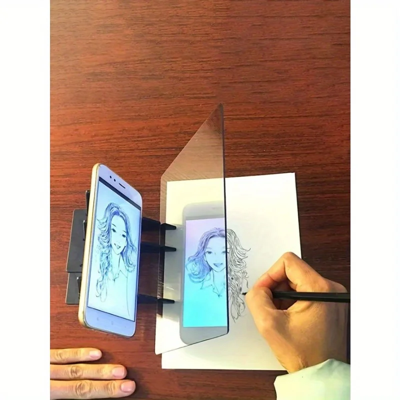 قطعة واحدة من لوحة الرسم البصرية الشفافة، لوحة تتبع بصري محمولة، لوحة رسم الصور، أداة رسم للمبتدئين