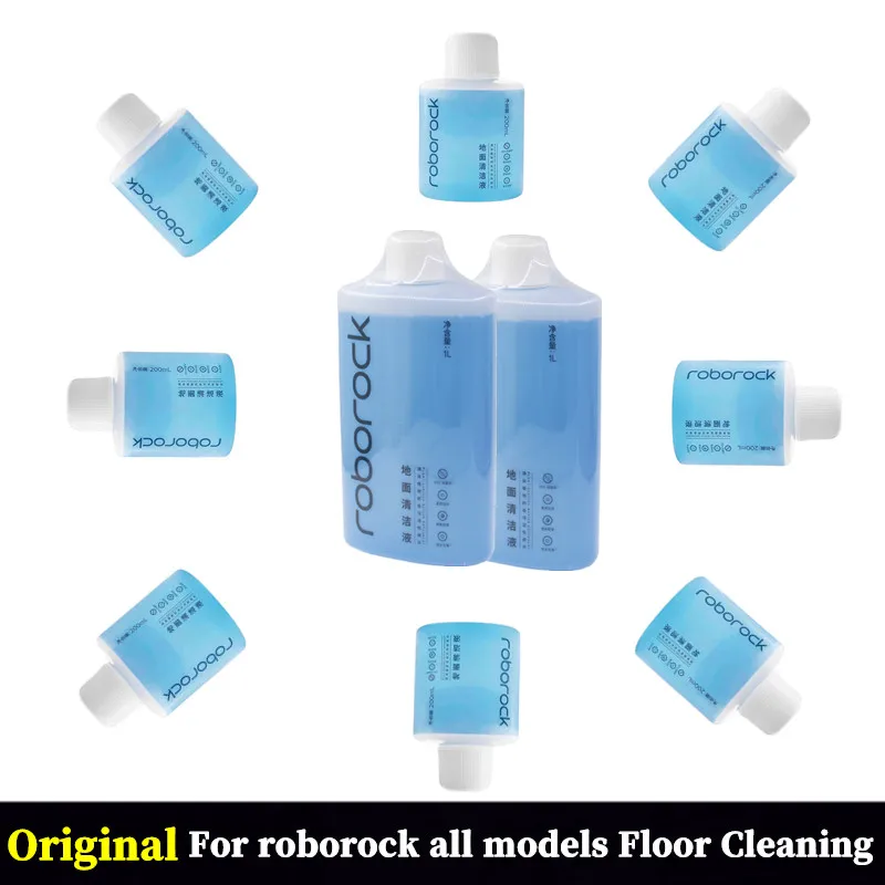 

Original 1L cleaning fluid for Roborock,99.9% Antibacterial, Non-toxic,soft low bubble,green pomelo orange fragrance Robot