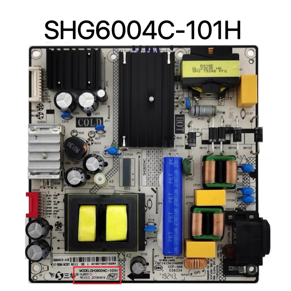 

100% оригинальный тестовый образец для платы питания SHG6004C-101H 81T-PBE055-H911