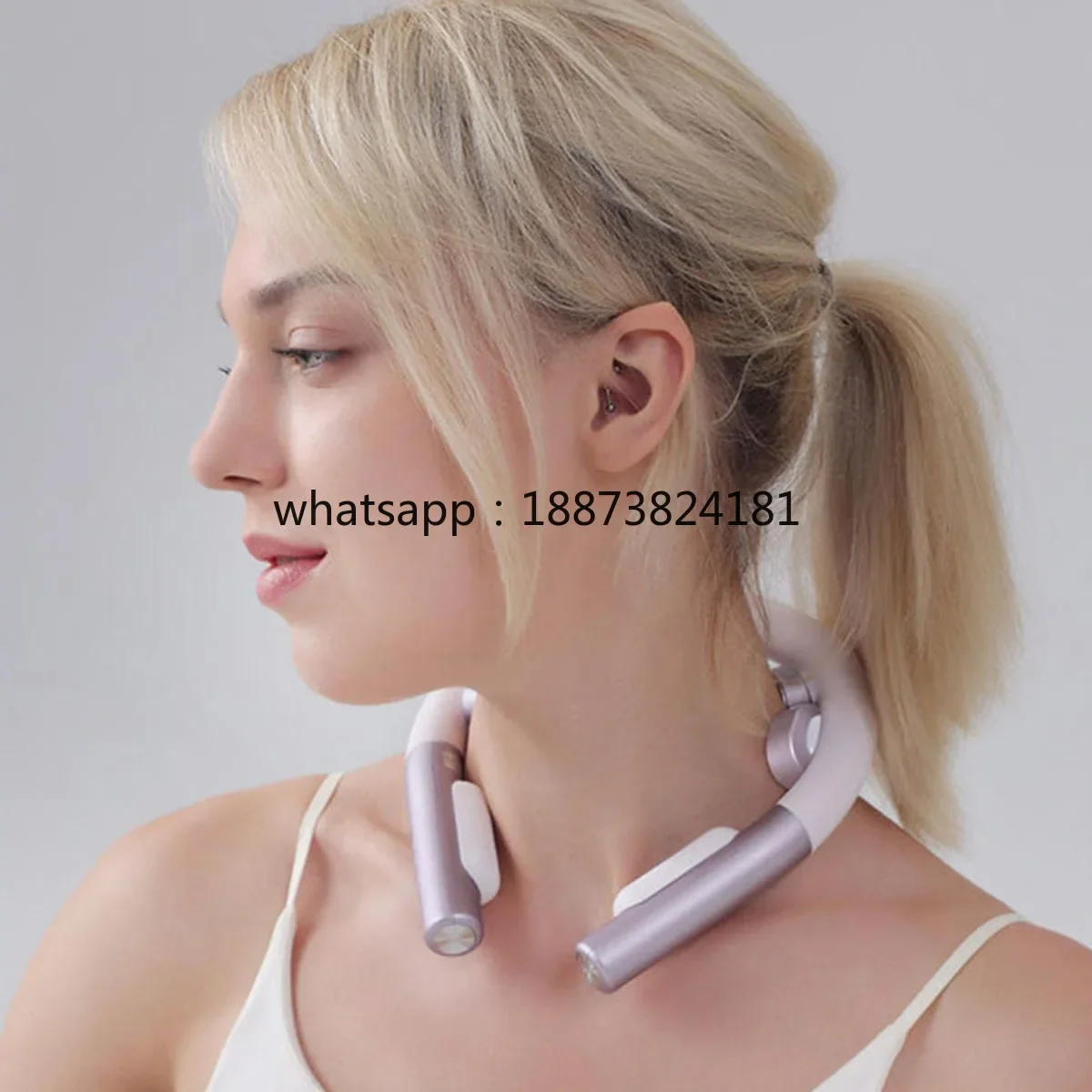 Wholesale Customized Intelligent Mini Cervical Neck Massager with Real Touch Heating & Pulse Technology for Stress Relief fast s