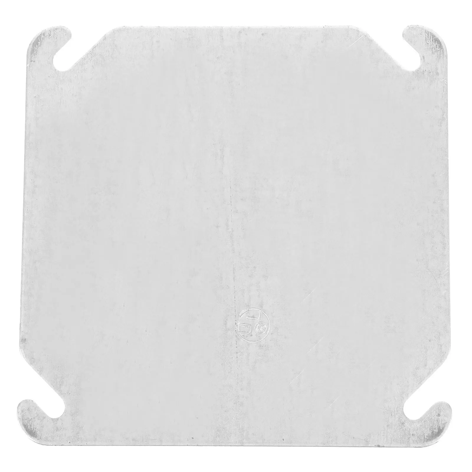 

Blank Galvanized Wall Plate Square Terminal Cover Polished Edges Unbreakable Thermoplastic Outlet Cover Plate Safe Electrical