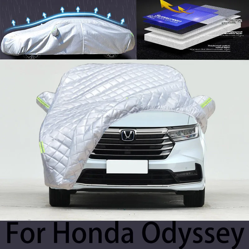 

For Honda Odyssey Car hail protection cover Auto rain protection scratch protection paint peeling protection car clothing