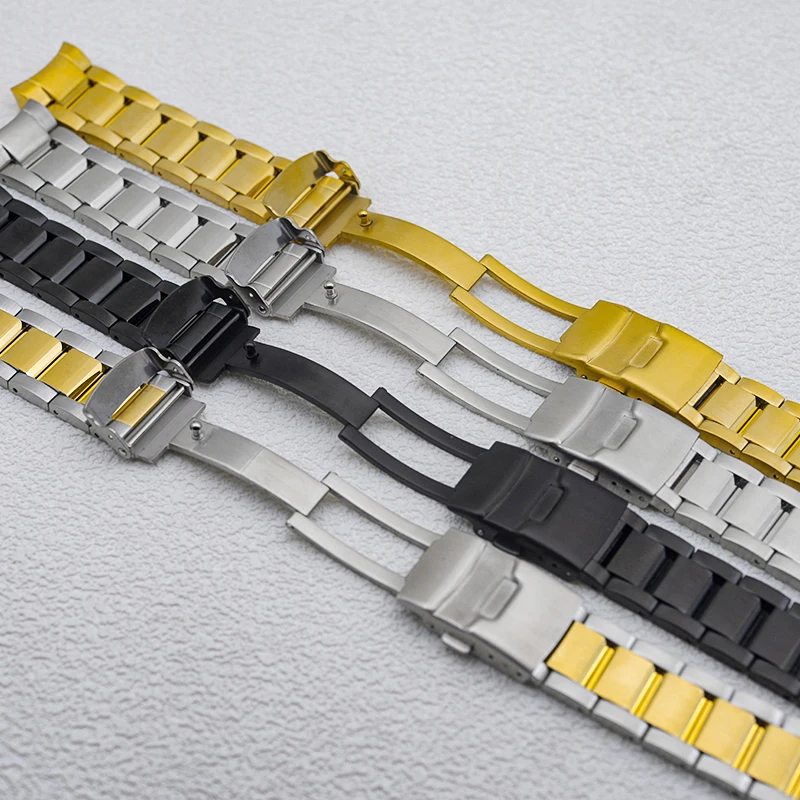 SPB185 SPB187 Case Seiko Stainless Steel Watch Bracelet Strap 20mm Fits for SPB185 SPB187 Watch Cases Replace Folding Watch Band