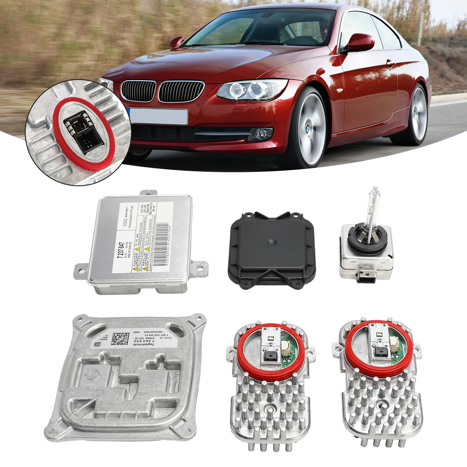 

Набор ксеноновых балластов Artudatecn 7237647 Для BMW 3 серии E92 E93 328i 335i 2011 2012 2013